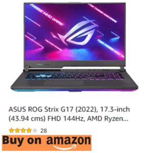 Asus ROG Strix G17 2022 India