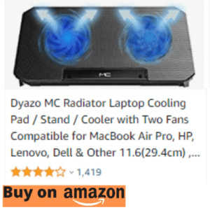 Dyazo MC Radiator Laptop Cooling Pad