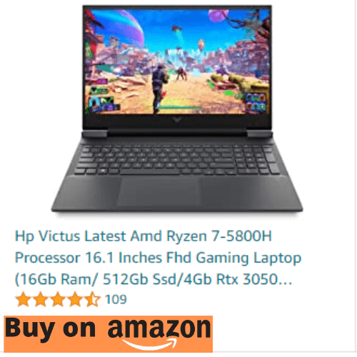 Hp Victus Latest AMD Ryzen 7-5800H Processor 16-E0351Ax